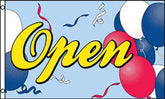 Wholesale OPEN BALLOONS 3' x 5' FLAG (Sold by the piece)